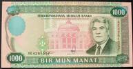 Turkmenistan 1.000 Manat P. 8 / Serie AE -