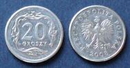 Polen 20 Groszy S.286 / K-N / Gekrönter Wappenadler -