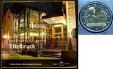 Luxemburg 2 Euro aus Original-KMS Ettelbruck / 150 Jahre Verfassung , Münzzeichen Brücke -