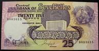 Seychelles 25 Rupees P. 33 / Serie A 001615 -
