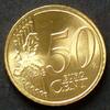 Slowenien 50 Cent S.78 / Al-Bro / aus Original-KMS -
