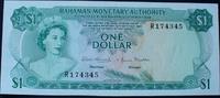 Bahamas 1 Dollar P. 27 a / Serie R 174345 -