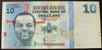 Swasiland 10 Emalangeni P.36 a / Serie AA 0000564 -
