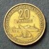 Französisch Somalia 20 Francs S.13 / K-N / Staatswappen -