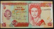 Belize 5 Dollars P. 67 e -