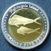 Nightingale Insel 25 Pence S.22 / BiMe / Elizabeth II. - Goldmakrelen -