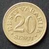 Estland 20 Senti S.16 / N-Me / 3 Leoparden -