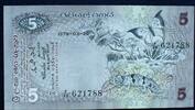 Ceylon 5 Rupees P. 84 a -