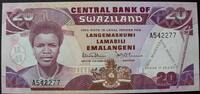 Swasiland 20 Emalangeni P. 17 / Gedenkbanknote -