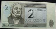 Estland 2 Krooni P. 85 b / Serie ZZ -
