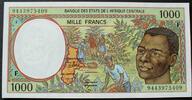 Zentralafrikanische Republik 1.000 Francs P.302F f -