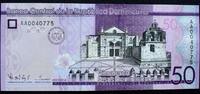 Dominikanische Republik 50 Pesos Dominicanos P. 189 a / Serie AA -