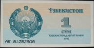 Usbekistan 1 Sum P. 61 a -