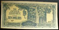 Malaya - Jap. Besetzung 10 Dollars P. M 7c -