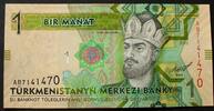 Turkmenistan 1 Manat P. 29 a / Serie AC -