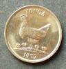 Tonga 5 Seniti S. 29 / K-N / FAO / Henne mit vier Küken - Fünf Bananen -