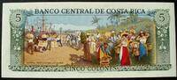 Costa Rica 5 Colones P. 236 d / Serie D -