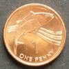 St. Helena + Ascension 1 Penny E, K galv. / Elizabeth II. -