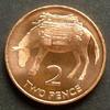 St. Helena + Ascension 2 Pence E, K galv. / Elizabeth II. -