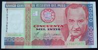 Peru 50.000 Intis 28.6.1988 P. 142 kfr 20.88 元  ＋  50.10 元 运费