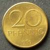 DDR 20 Pfennig S.11 / Me / Staatswappen - Wertangabe -
