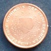 Niederlande 1 Cent S.117.5 / E, K galv. / aus Original-KMS 2005 / Königin Beatrix, zwölf Sterne -
