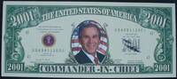 USA 2.001 Dollars Gedenkbanknote, 11. September 2001 -