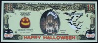 USA 13 Werbe- oder Scherzbanknote, Happy Halloween -