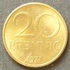 DDR 20 Pfennig S.11 / Me / Staatswappen - Wertangabe -