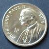 Kongo (Kinshasa) 1 Franc 2004 K-N / Papst Johannes Paul II. Stgl 29.29 元  ＋  50.20 元 运费