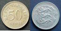 Estland 50 Senti S.17 / N-Me / Staatswappen -