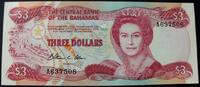 Bahamas 3 Dollars P. 44 -