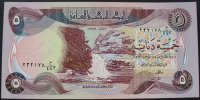Irak 5 Dinars P. 70 a -