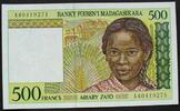 Madagaskar 500 Francs P. 75 / Serie A -