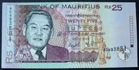 Mauritius 25 Rupees 1999 P. 49 a kfr 33.40 元  ＋  50.10 元 运费