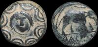 Israel SELEUCID EMPIRE. MESOPOTAMIA. Antiochus I 280-261 BC.AE.18.2mm. Mint of CARRHAE. -