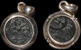 ISRAEL MUSEUM GIFT SHOP, Stunning Widow's Mite Coin. mounted in a handmade sterling silver pendant -