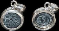 ISRAEL MUSEUM GIFT SHOP, Stunning Widow's Mite Coin. mounted in a handmade sterling silver pendant -