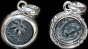 ISRAEL MUSEUM GIFT SHOP, Stunning Widow's Mite Coin. mounted in a handmade sterling silver pendant -