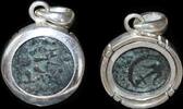 ISRAEL MUSEUM GIFT SHOP, Stunning Widow's Mite Coin. mounted in a handmade sterling silver pendant -