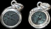 ISRAEL MUSEUM GIFT SHOP, Stunning Widow's Mite Coin. mounted in a handmade sterling silver pendant -