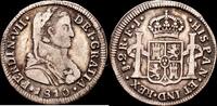 Santiago de chile 2 Reales 1808-1833 Fernando VII -