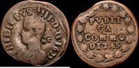 Napoles 2 Granos (4 Torneses) 1621-1665 Felipe IV -