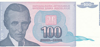 Jugoslawien 100 Dinara -