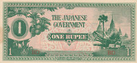 Burma 1 Rupee Japanische Besetzung, -