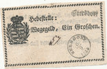 Altdeutsche Staaten, Sachsen Ernestiner, 1 Groschen Heersdorf Wegegeld, -