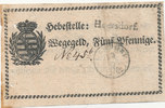 Altdeutsche Staaten, Sachsen Ernestiner, 5 Pfennige Heersdorf Wegegeld, -