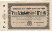 Deutsches Reich,Weimarer Republik, 50000 Mark Solingen, Stadt, -