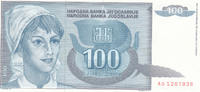 Jugoslawien 100 Dinara -
