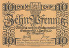 Deutsches Reich, Brandenburg, 10 Pfennig Sommerfeld, Stadt, -